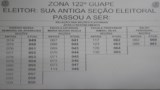 Alteração nas Seções Eleitorais Alteração nas Seções Eleitorais